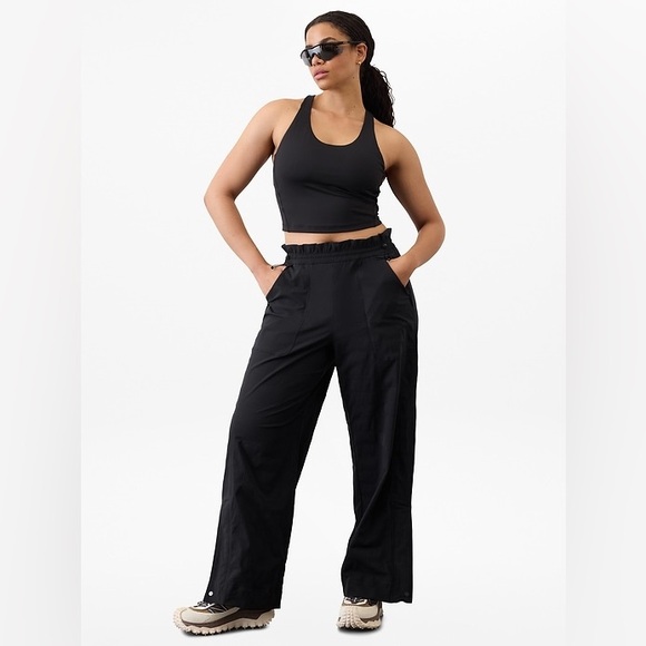 Athleta Trekkie High Rise Parachute Pant In Black - Picture 7 of 14